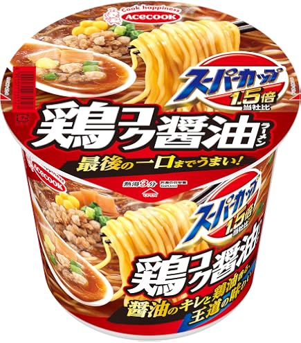 Amazon.co.jp: エースコック スーパーカップ1.5倍 新・野菜タンメン